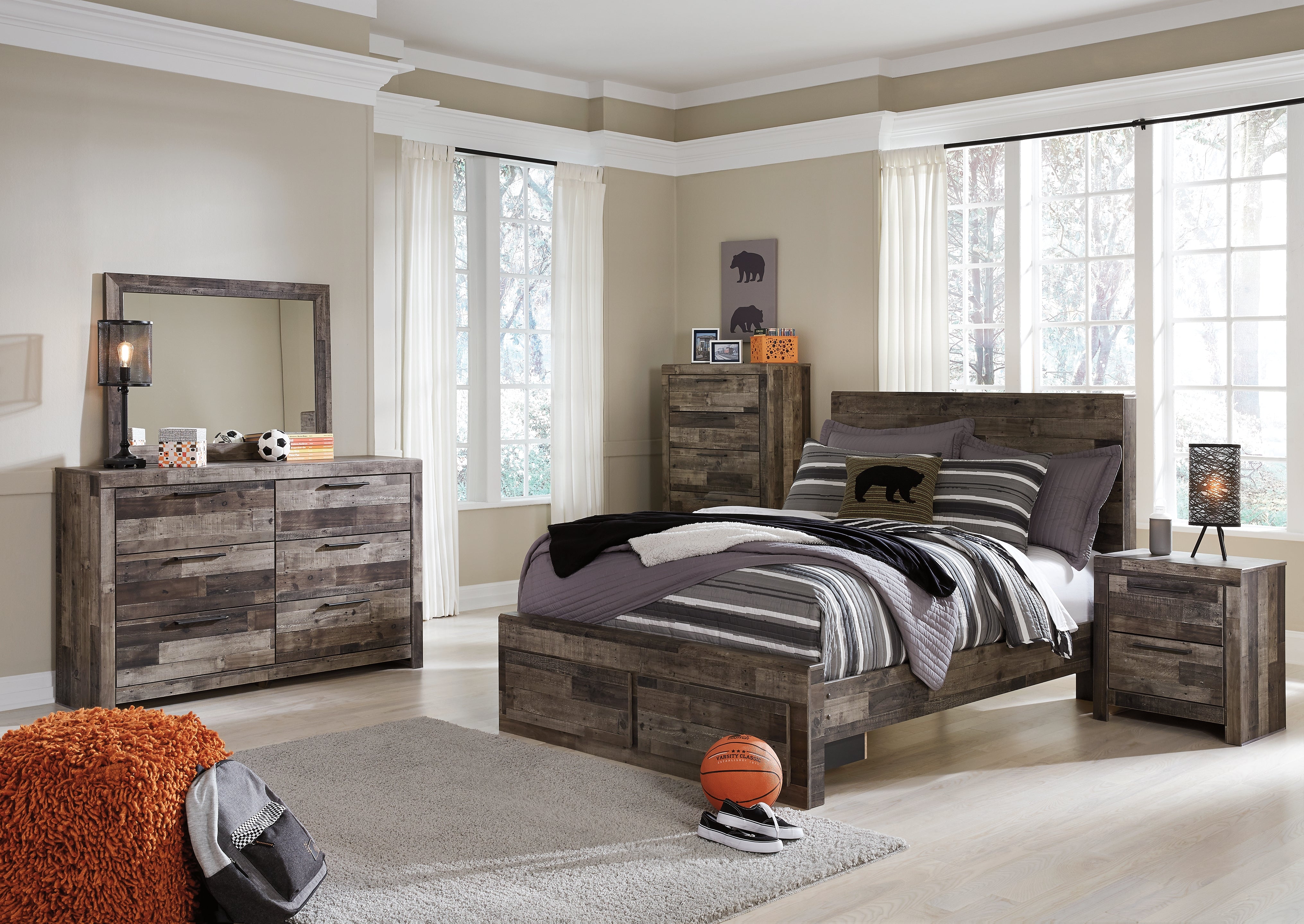 Derekson Full Panel Bed - MyWaynesHome #