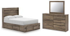 Elbrim Full Panel Storage Bed, Dresser and Mirror