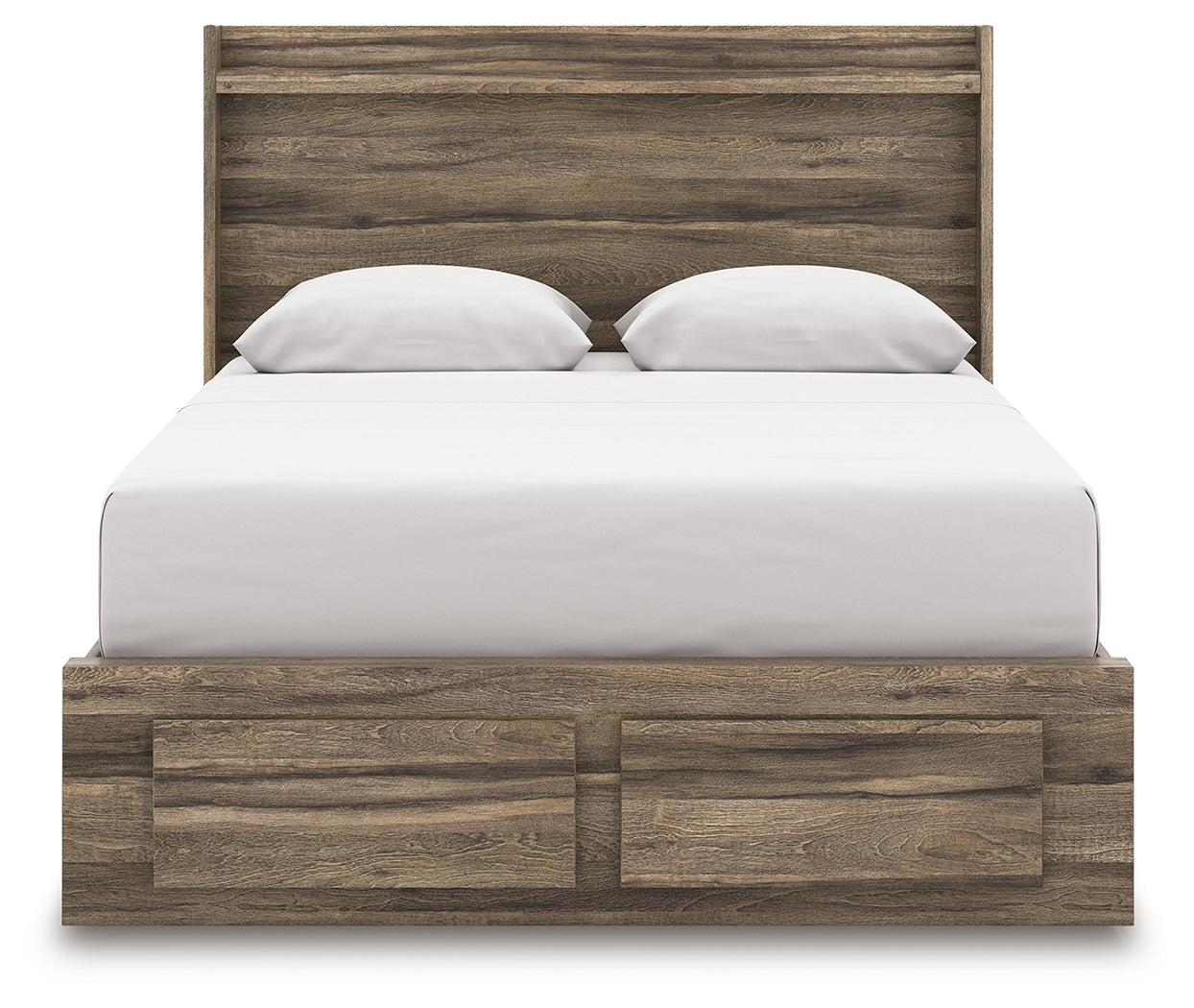 Elbrim Queen Panel Storage Bed, Dresser and Nightstand