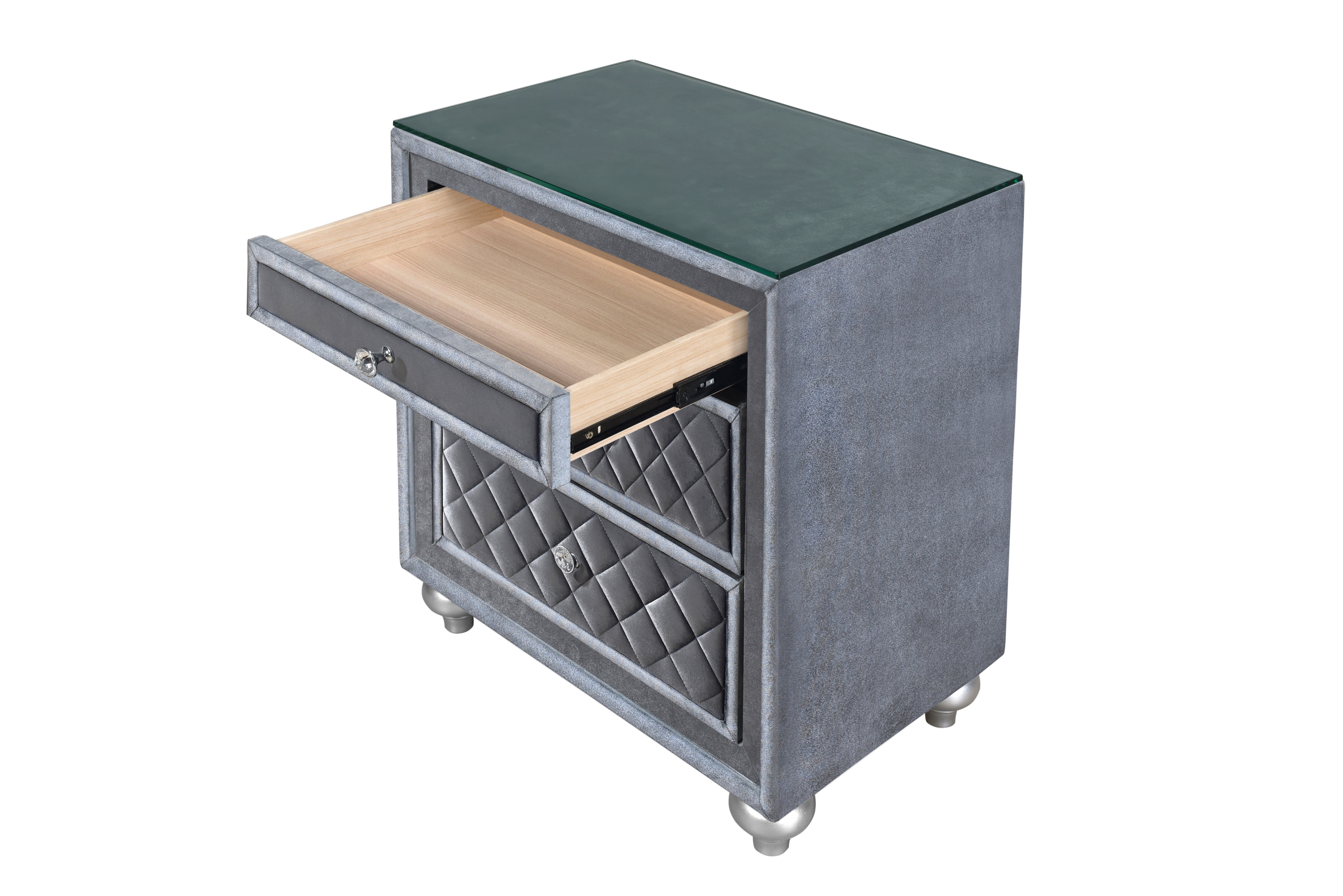 Cameo Gray Nightstand - MyWaynesHome #