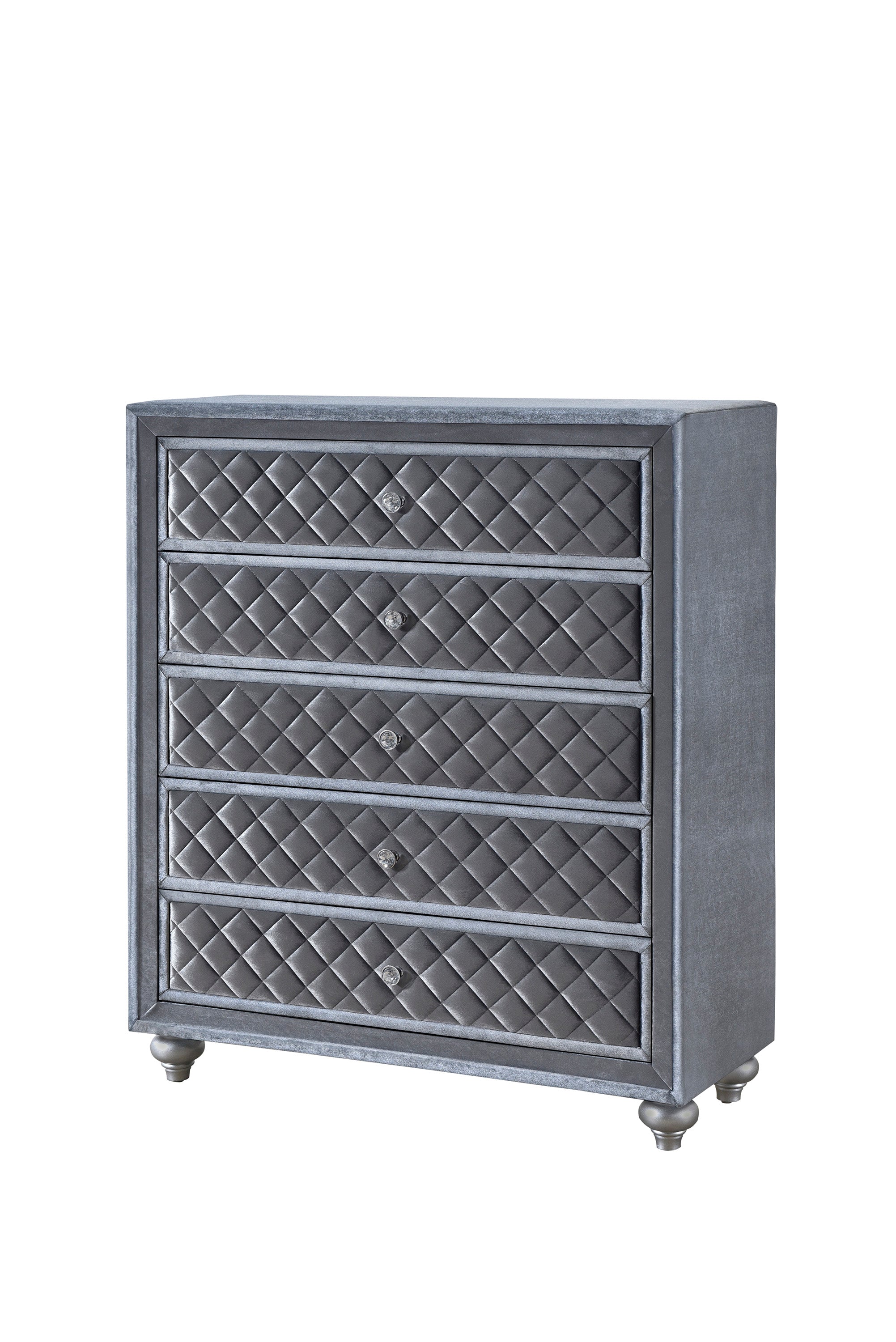 Cameo Gray Upholstered Panel Bedroom Set - MyWaynesHome #
