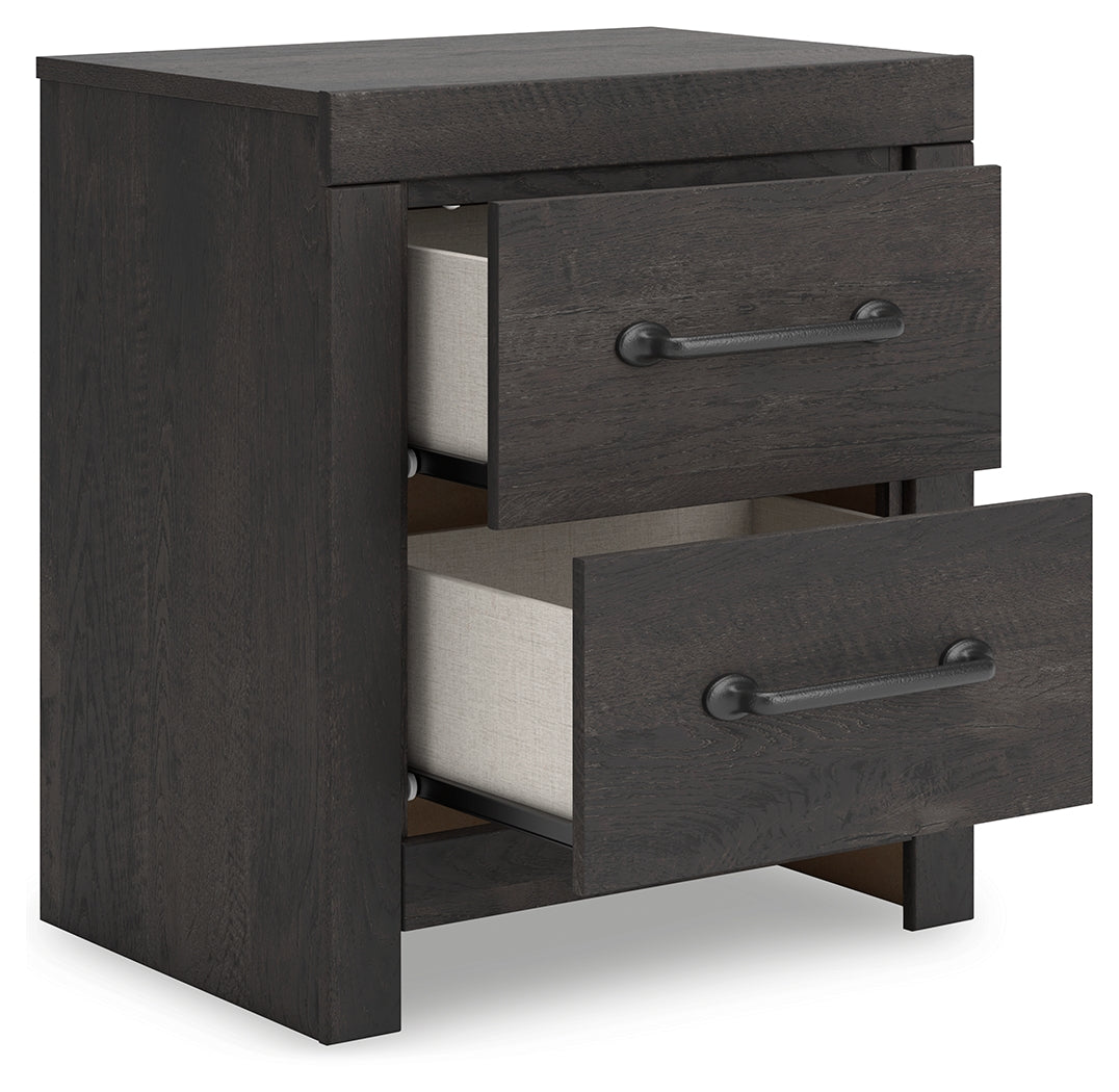 Hollivern Queen Panel Bed, Dresser, Mirror and Nightstand