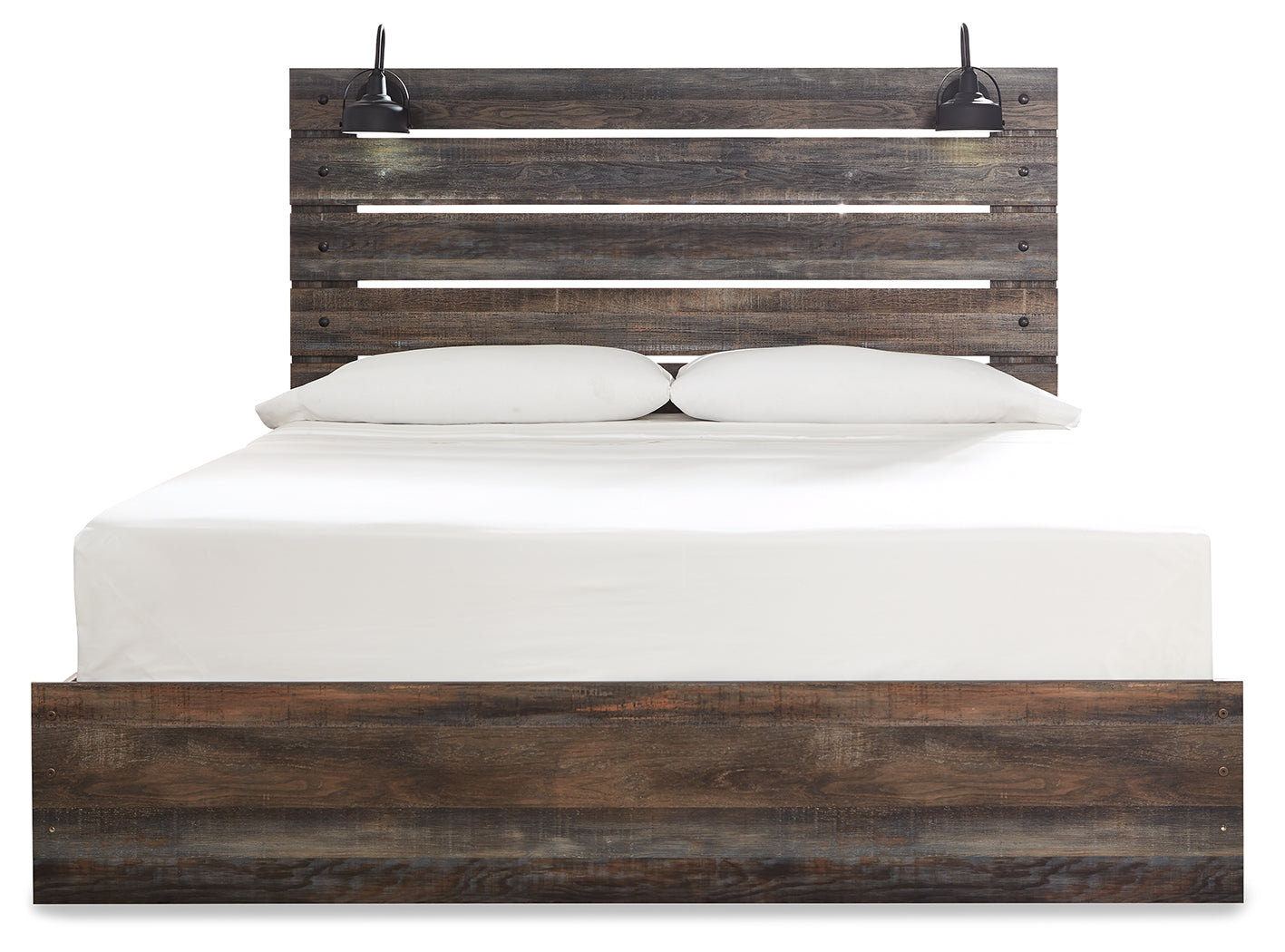 Drystan King Panel Bed and 2 Nightstands