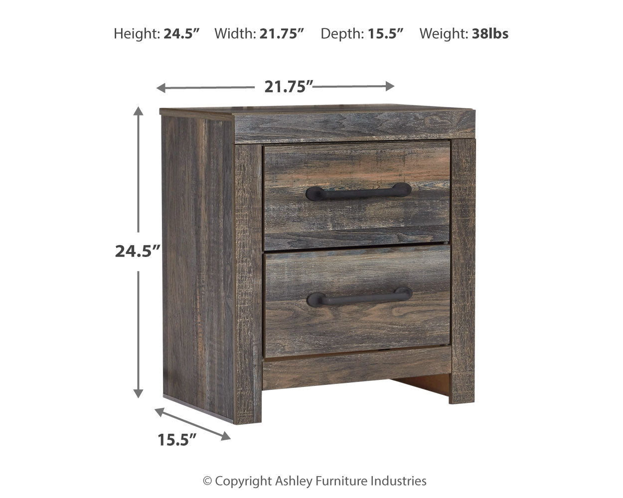 Drystan Queen Panel Bed, 2 Dressers, Mirror and 2 Nightstands