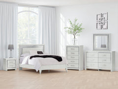 Zyniden Queen Upholstered Panel Bed