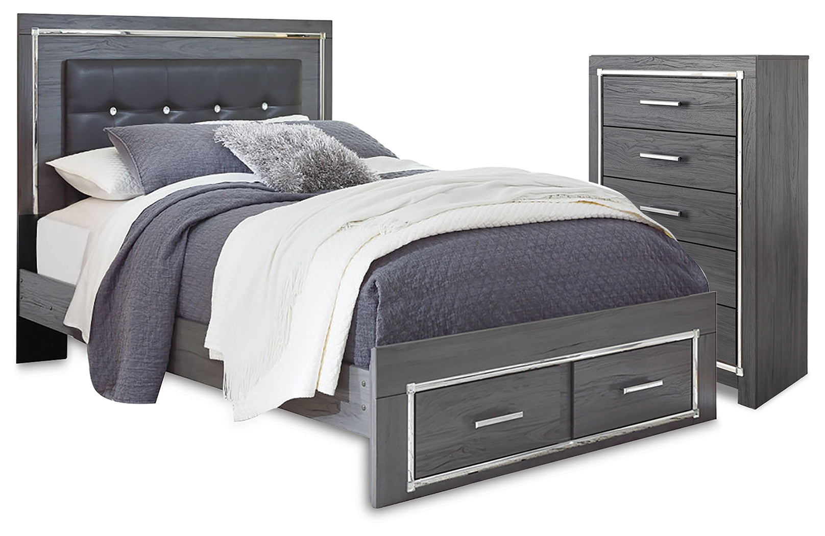 Lodanna Queen Panel Storage Bed and Chest