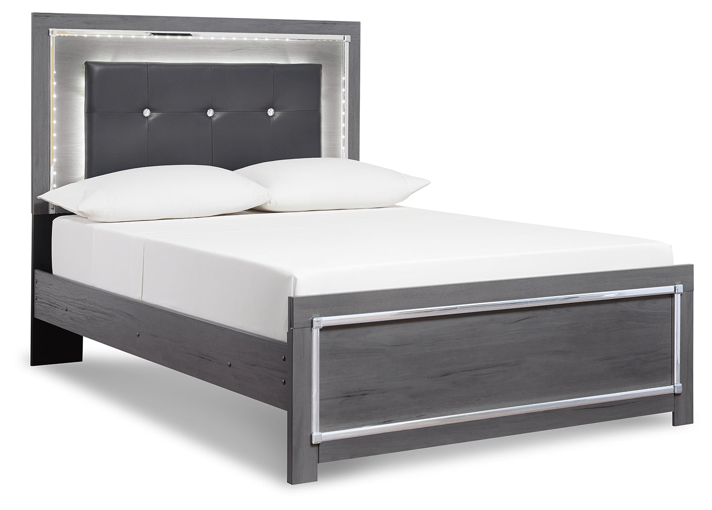 Lodanna Full Panel Bed, Dresser, Mirror, Chest and Nightstand