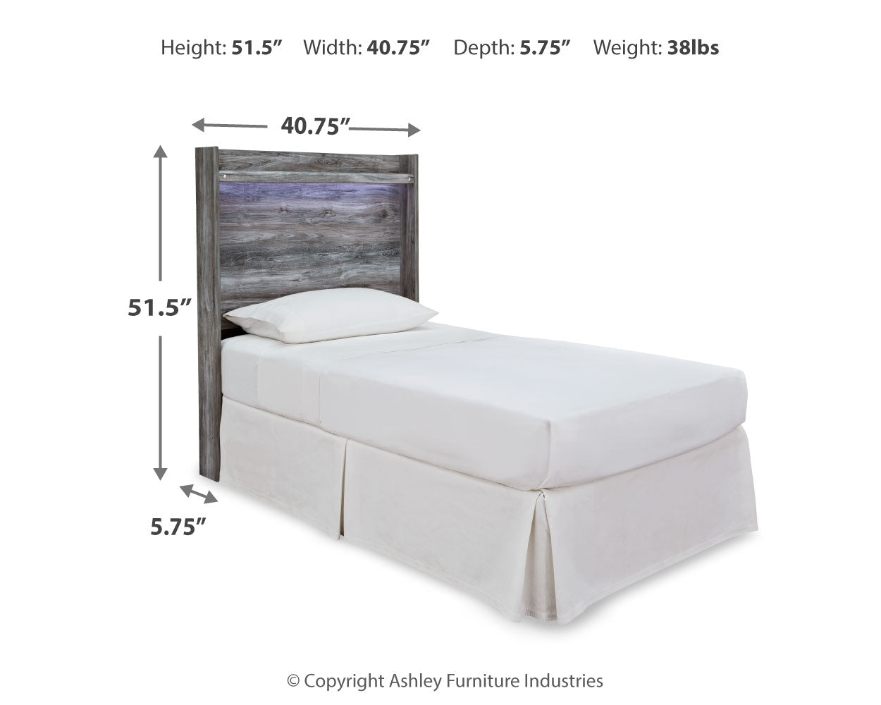 Baystorm Twin Panel Headboard - MyWaynesHome #