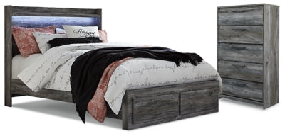 Baystorm Queen Panel Storage Bed with Chest - MyWaynesHome #