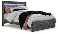 Baystorm Queen Panel Bed with 2 Storage Drawers - MyWaynesHome #