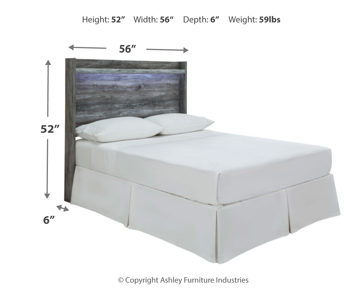 Baystorm Full Panel Headboard - MyWaynesHome #