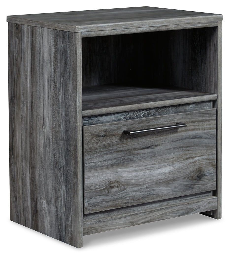 Baystorm Full Panel Storage Bed and Nightstand