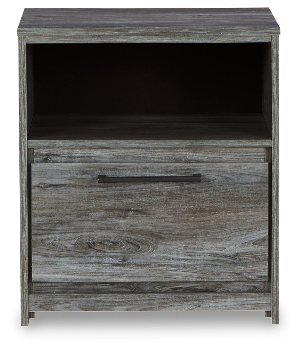 Baystorm Twin Panel Bed and 2 Nightstands