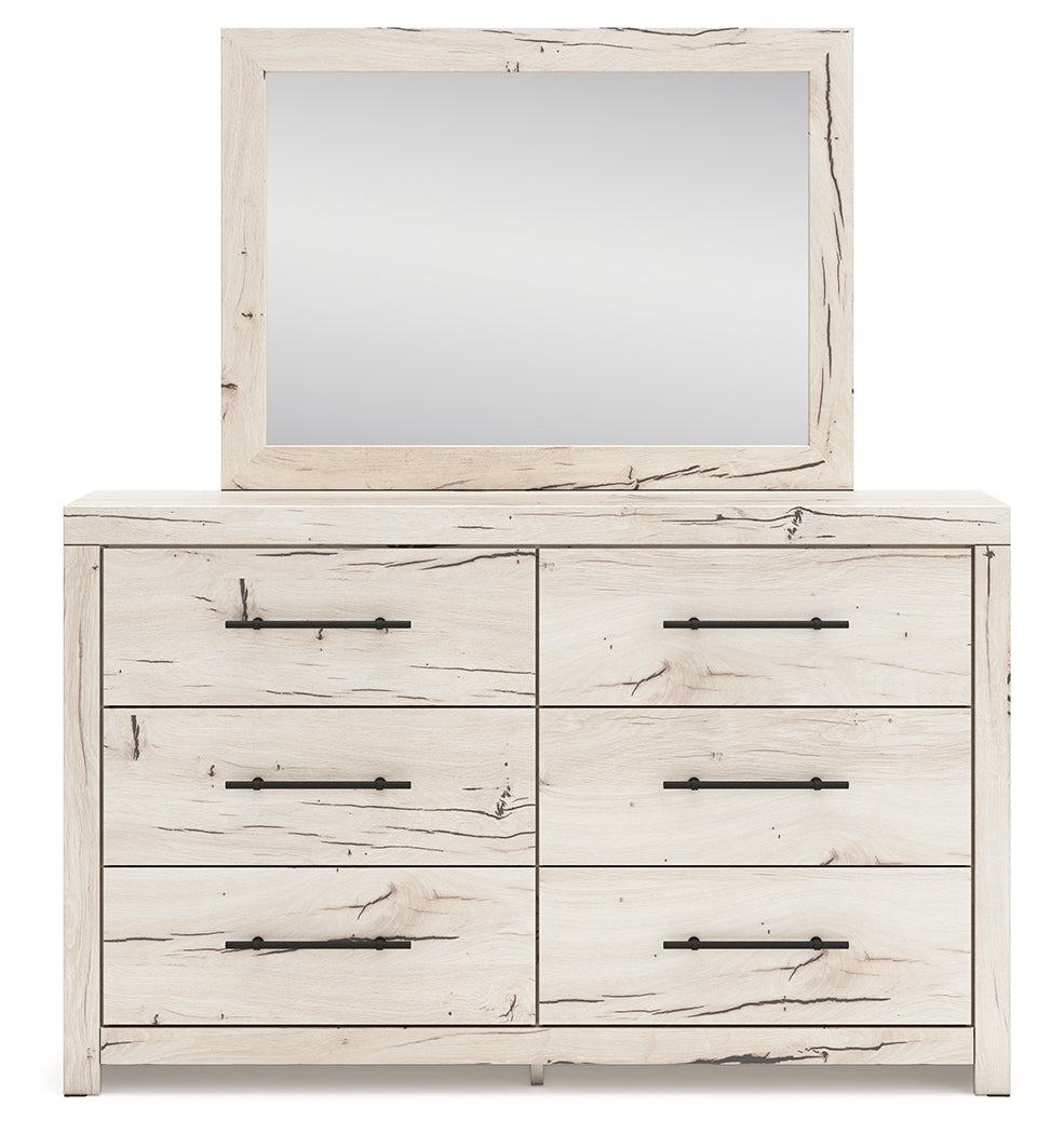 Lawroy King Panel Storage Bed, Dresser, Mirror, Chest and 2 Nightstands