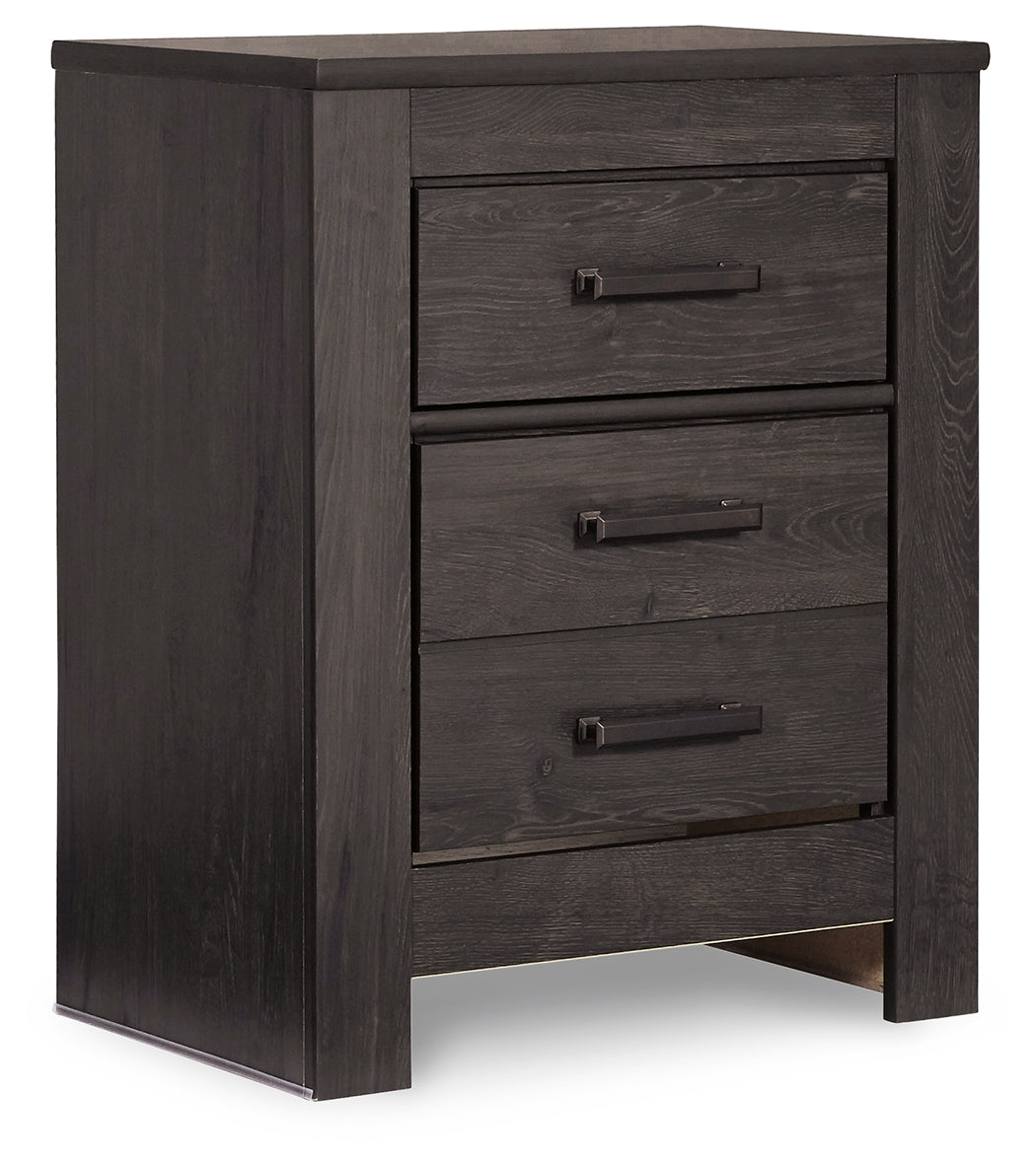 Brinxton King Panel Bed, Dresser, Mirror and 2 Nightstands