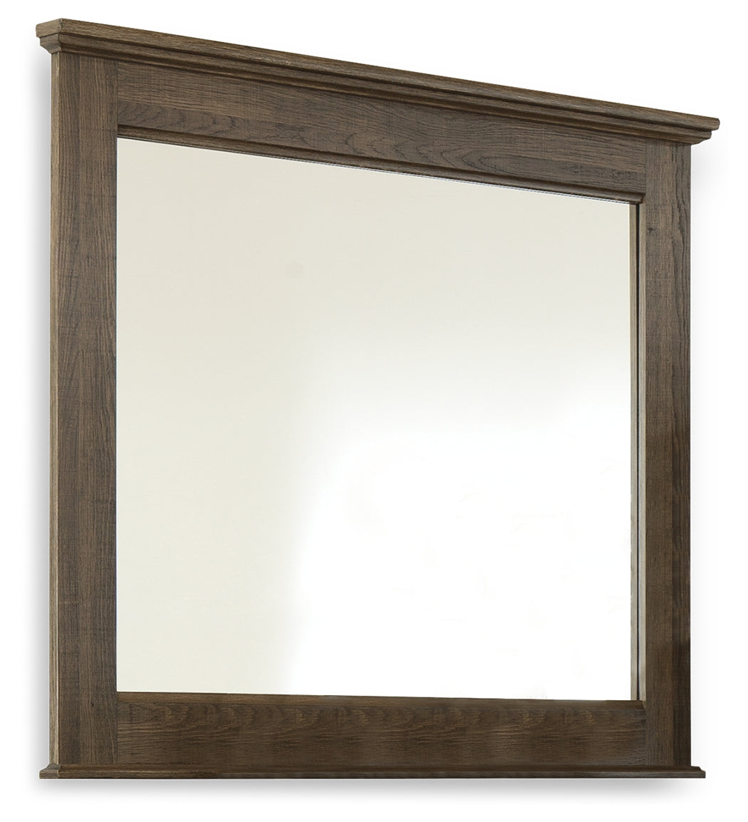 Juararo King Poster Bed, Dresser, Mirror and 2 Nightstands