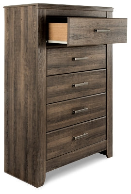 Dolante Queen Upholstered Bed with Chest of Drawers and Nightstand - MyWaynesHome #