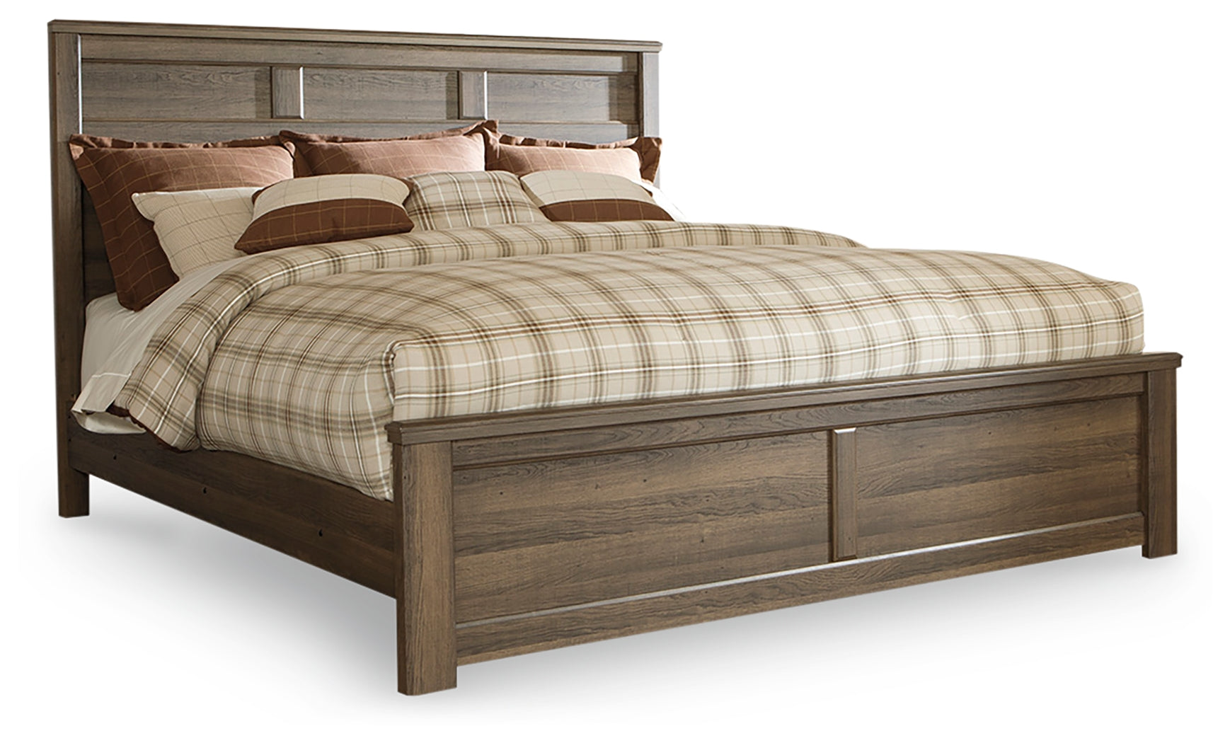 Juararo King Panel Bed, Dresser, Chest and 2 Nightstands