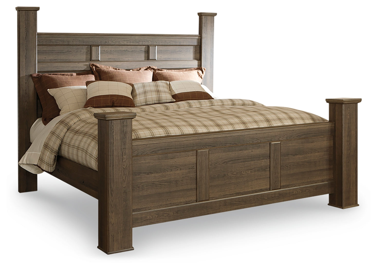 Juararo King Poster Bed and 2 Chests