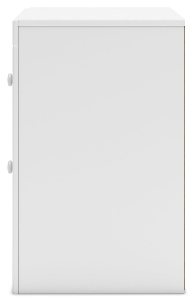 Mollviney Full Panel Storage Bed, Dresser and Nightstand