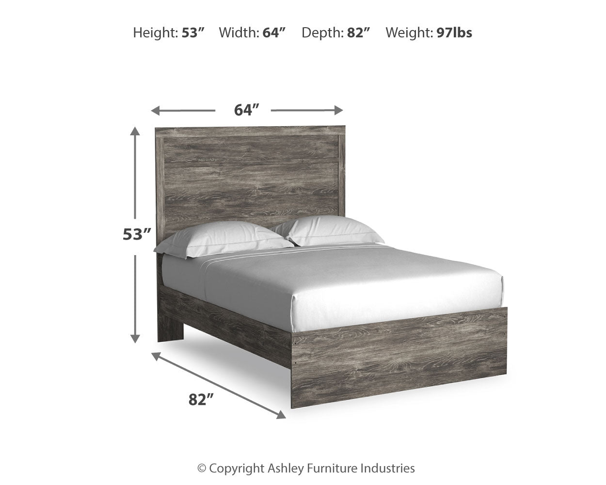 Ralinksi Queen Panel Bed, Dresser and Mirror