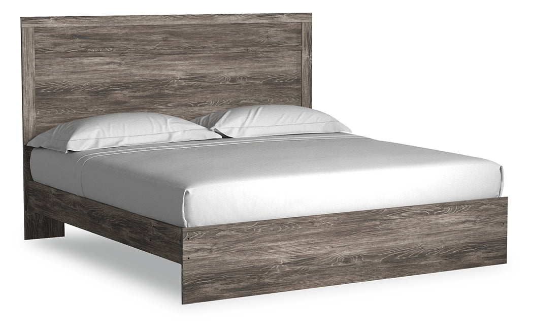 Ralinksi King Panel Bed, Dresser, Mirror, and Nightstand