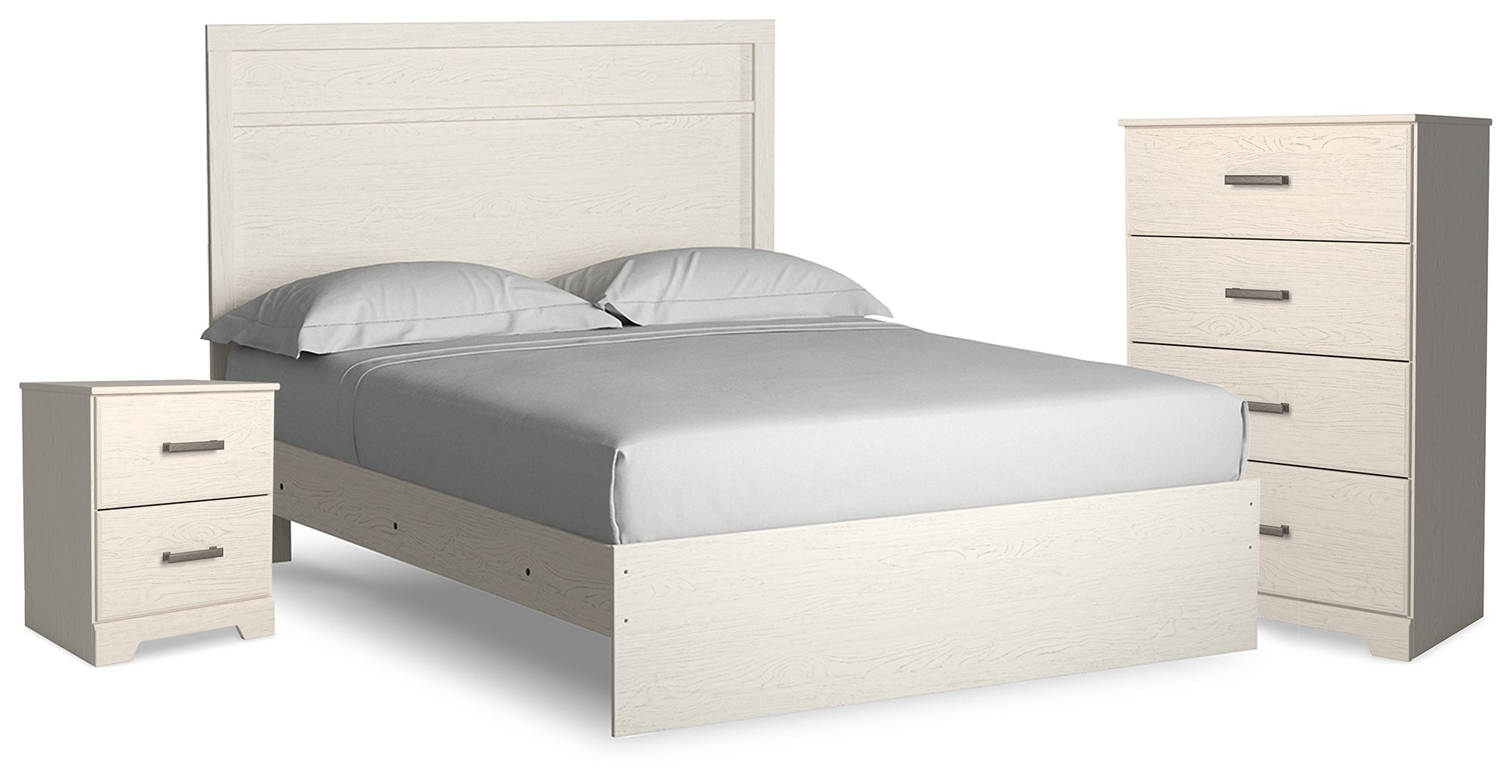 Stelsie Queen Panel Bed, Chest and Nightstand