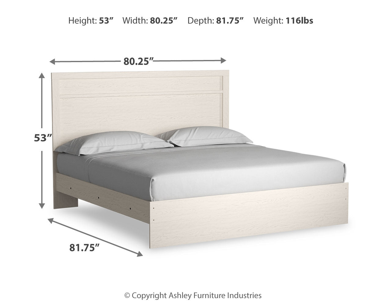 Stelsie King Panel Bed, Chest and Nightstand