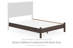 Pamytta Queen Platform Footboard with Rails