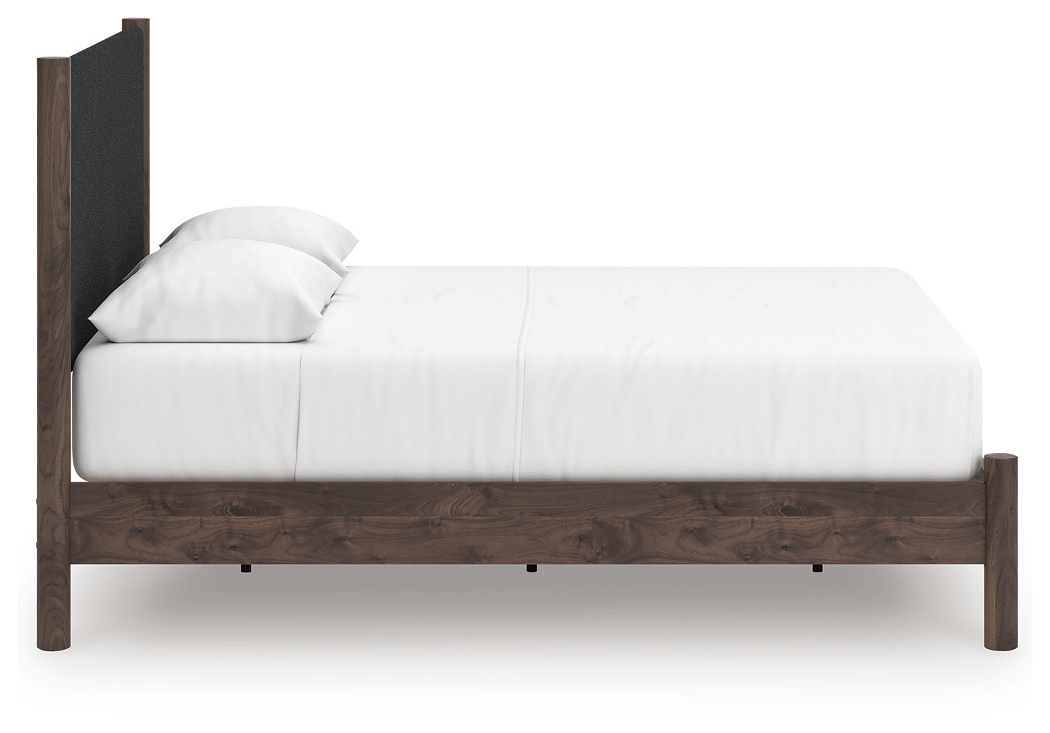 Pamytta Queen Upholstered Platform Bed, Dresser and Mirror