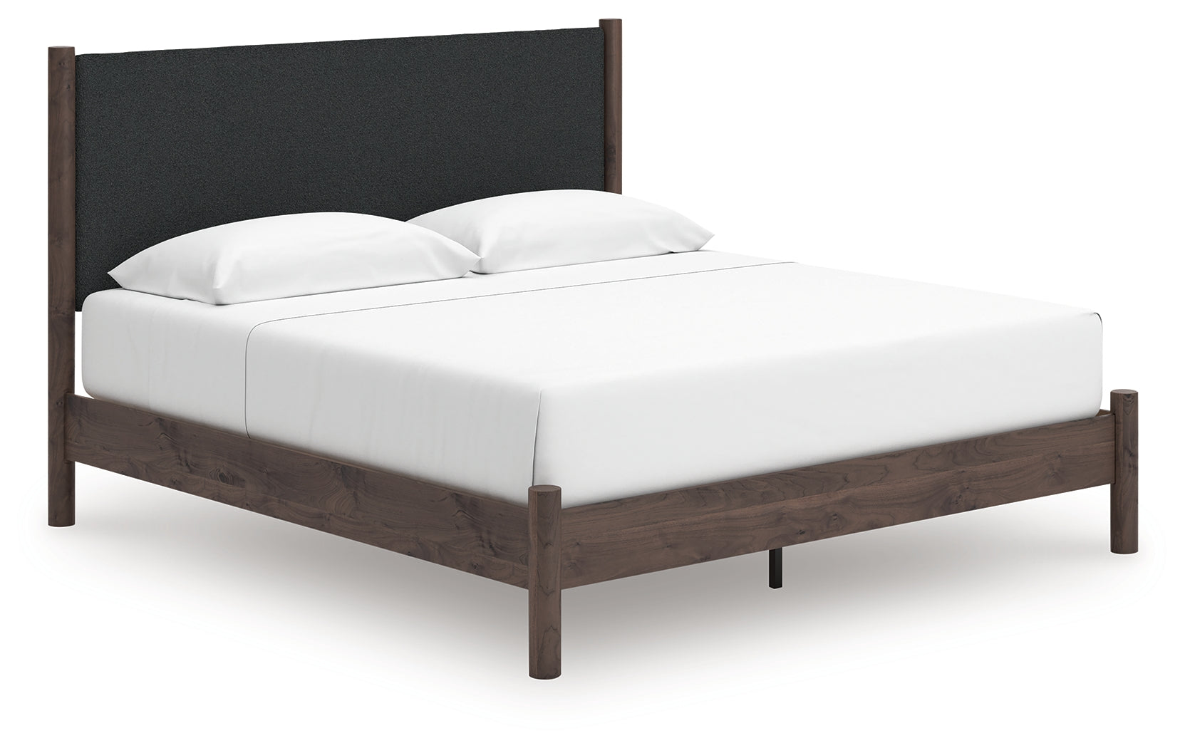 Pamytta King Upholstered Panel Platform Bed