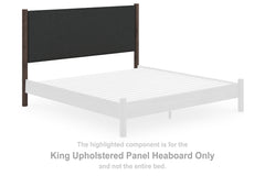 Pamytta King Upholstered Panel Headboard