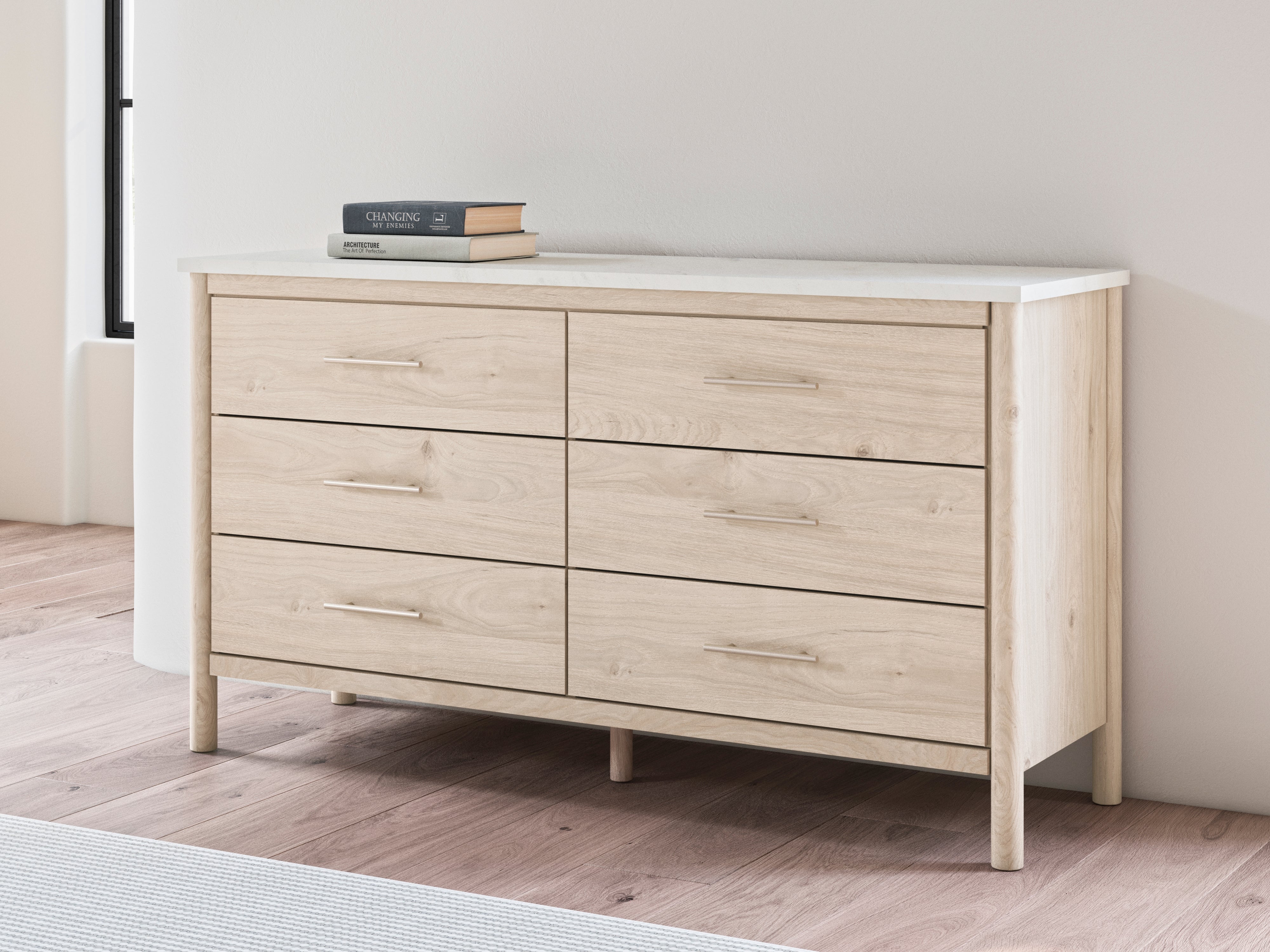 Cadmori Queen Panel Bed, Dresser and 2 Nightstands