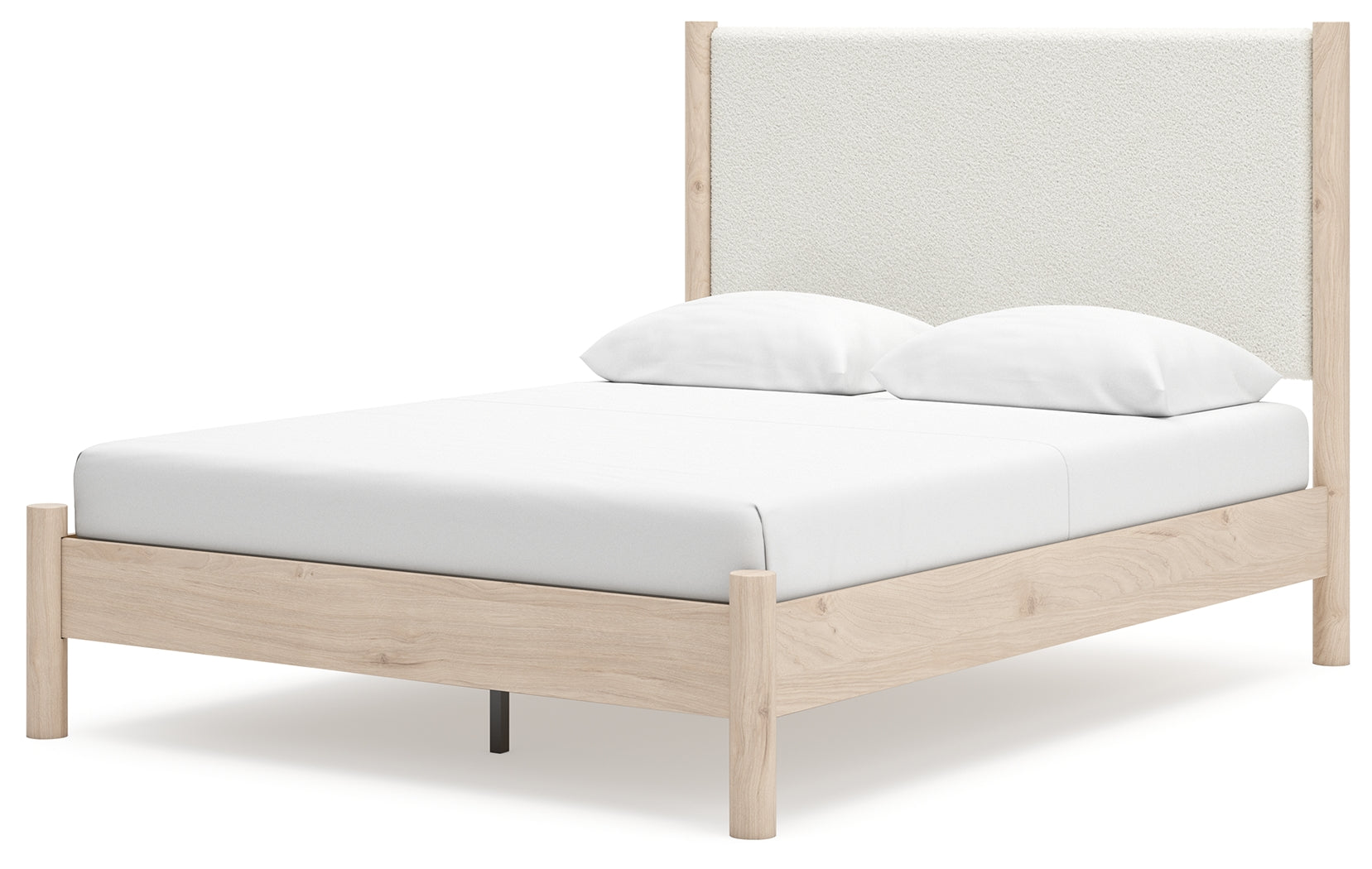 Cadmori Queen Upholstered Panel Bed - MyWaynesHome #
