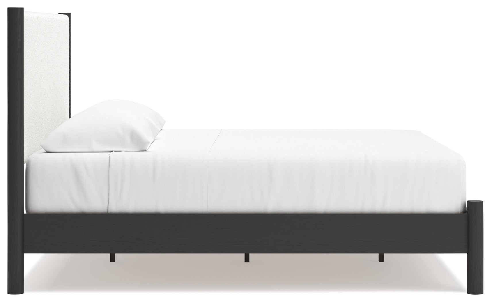 Cadmori King Upholstered Panel Bed - MyWaynesHome #