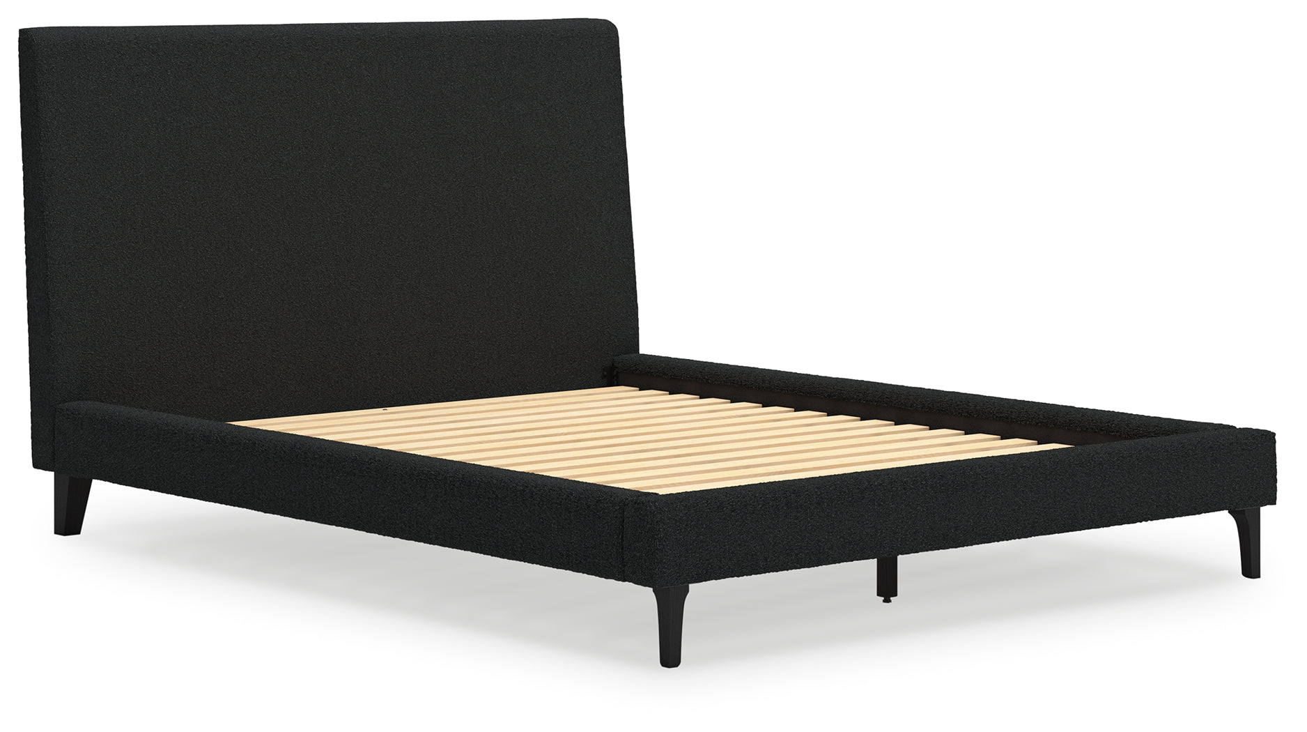 Cadmori Queen Upholstered Bed with Roll Slats