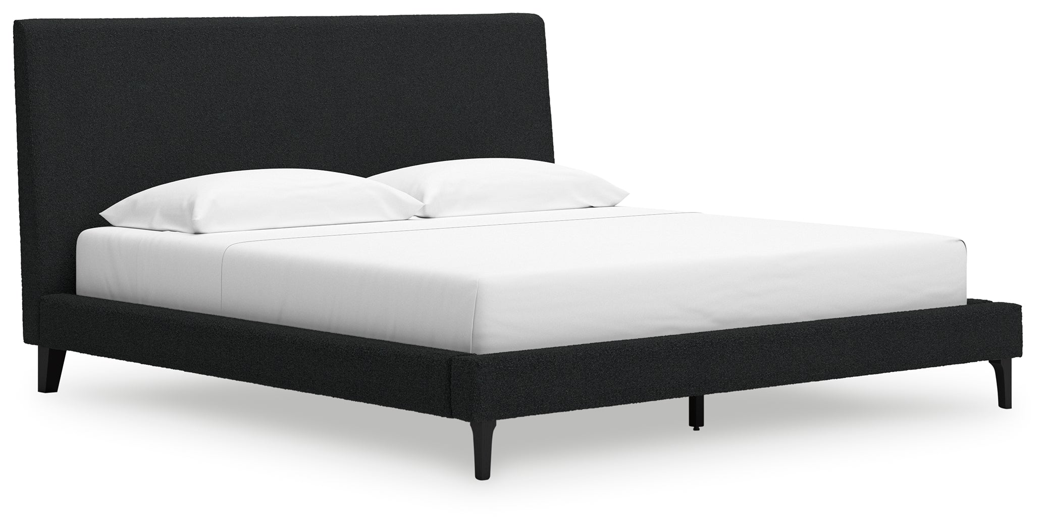 Cadmori King Upholstered Bed with Roll Slats