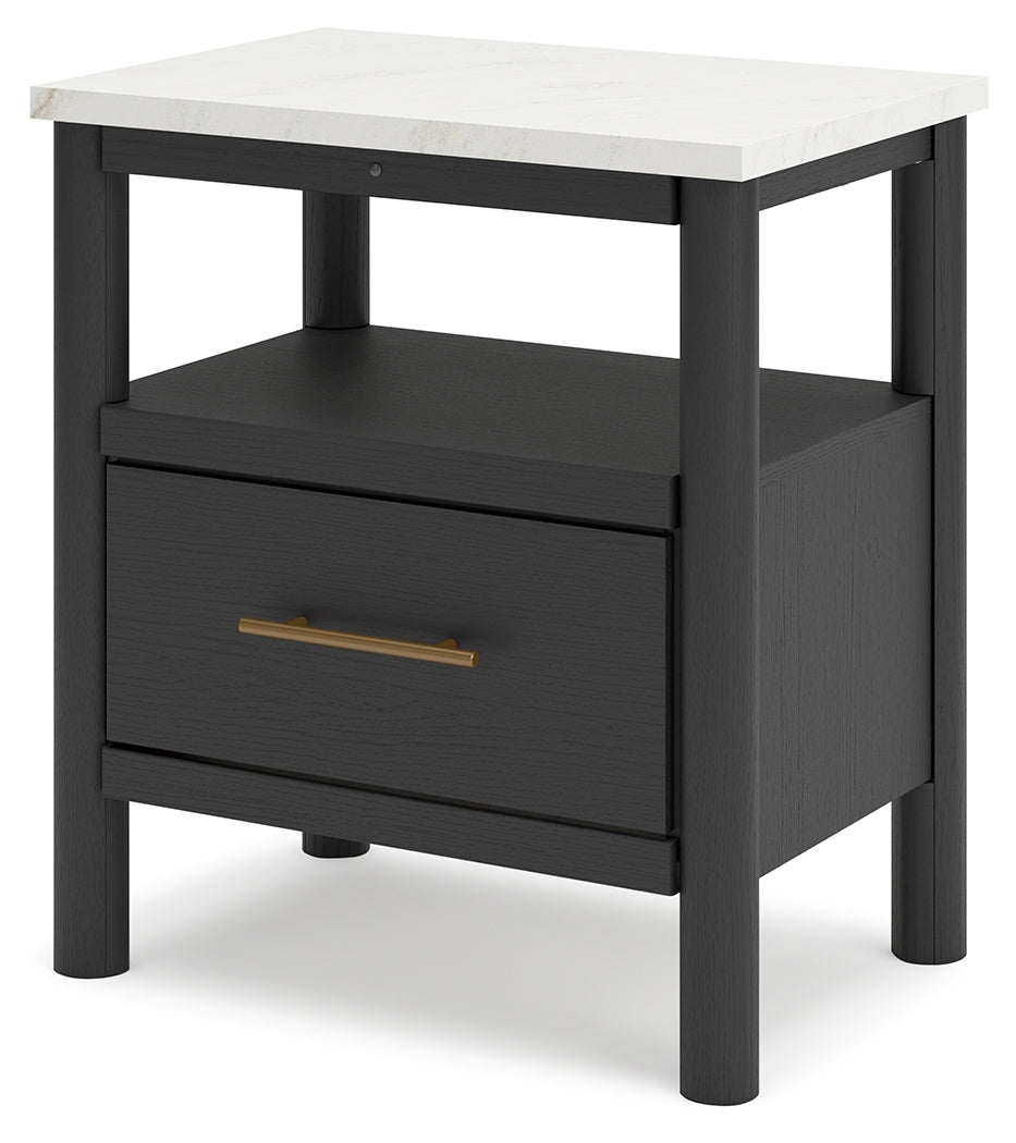 Cadmori King Panel Bed, Dresser, Mirror and Nightstand