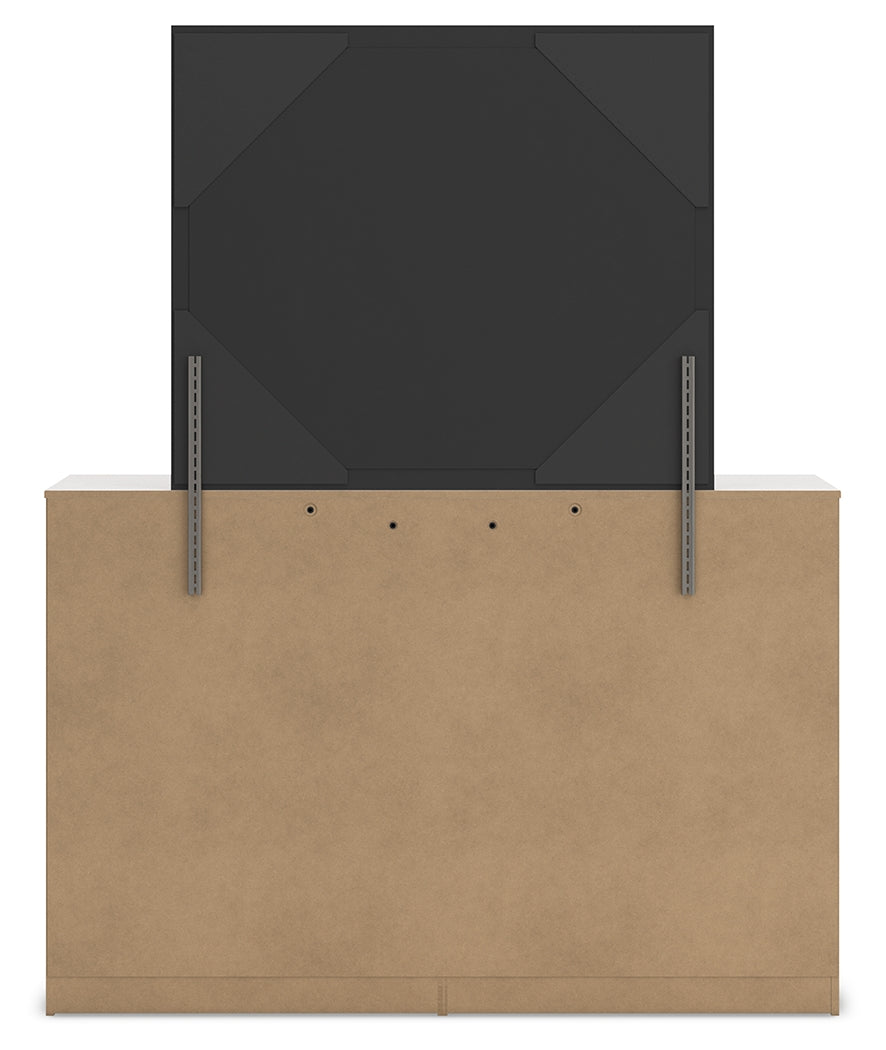 Altyra Queen Upholstered Panel Bed, Dresser, Mirror, Chest and Nightstand