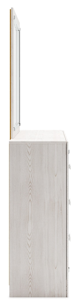 Altyra Queen Panel Storage Bed, Dresser, Mirror and 2 Nightstands