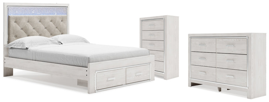 Altyra Queen Storage Bed, Dresser and Chest