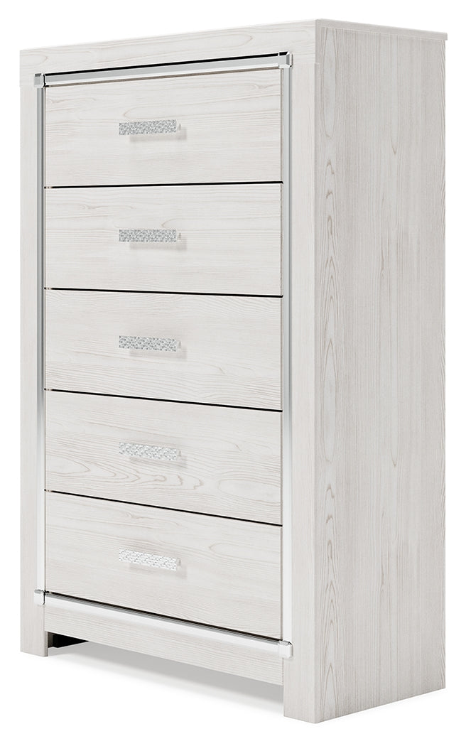 Altyra Queen Panel Bed, Dresser and Chest