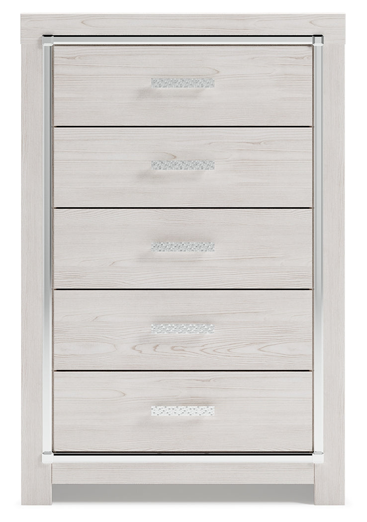 Altyra Queen Panel Bed, Dresser and Chest