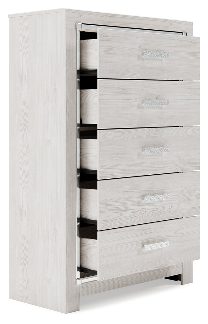 Altyra Queen Panel Bed, Dresser and Chest