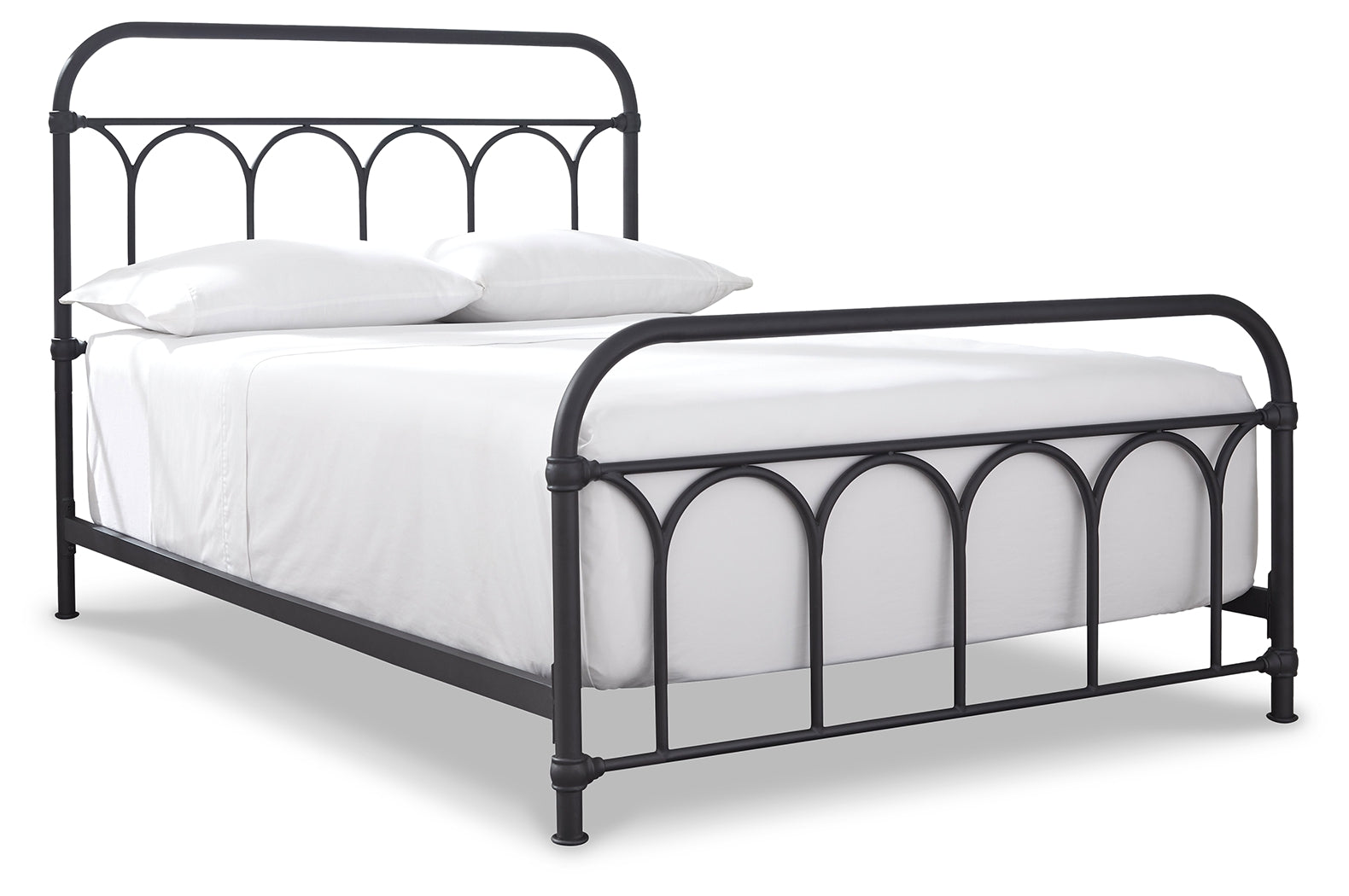 Nashburg Full Metal Bed - MyWaynesHome #