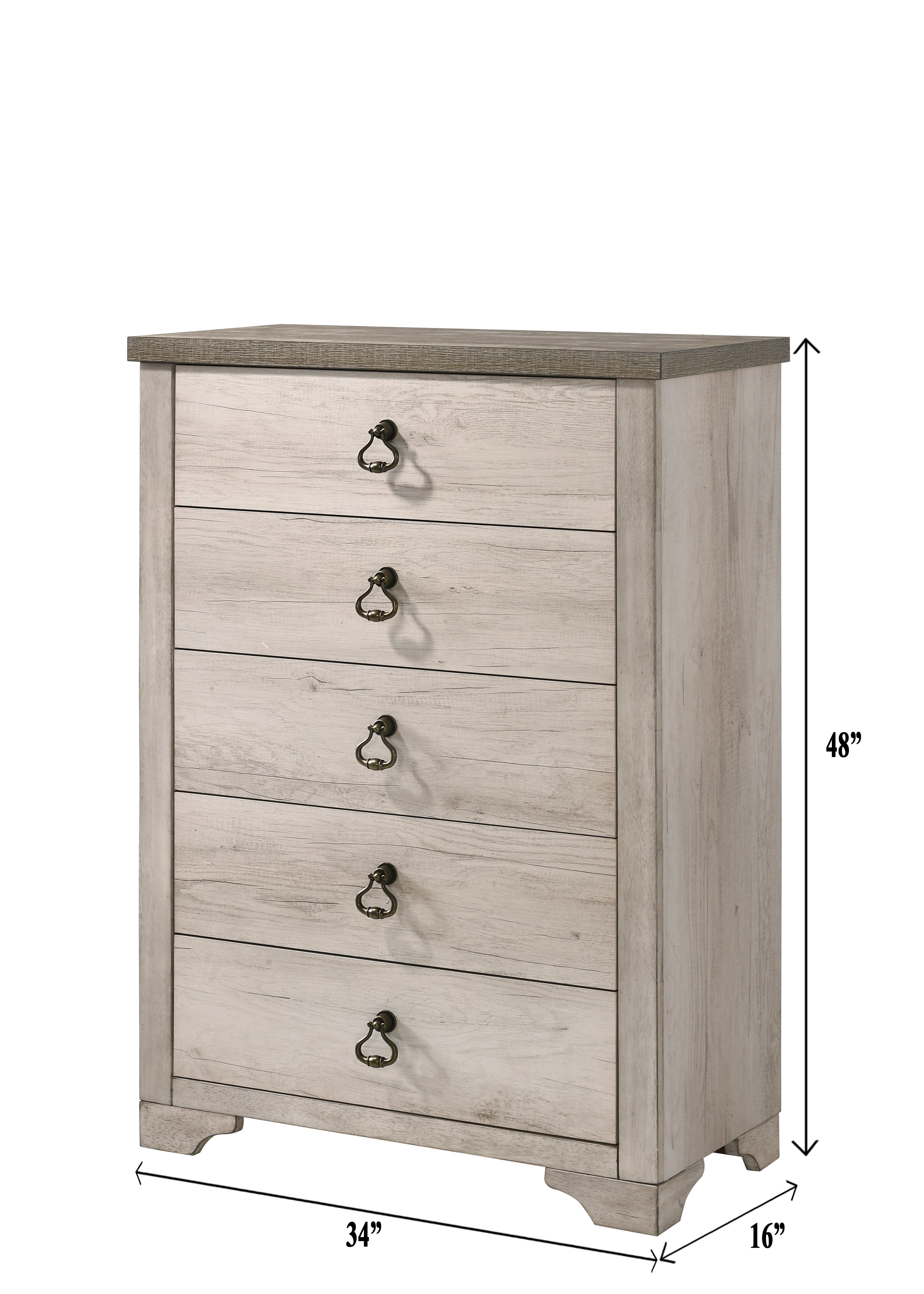 Patterson Driftwood Panel Youth Bedroom Set - MyWaynesHome #