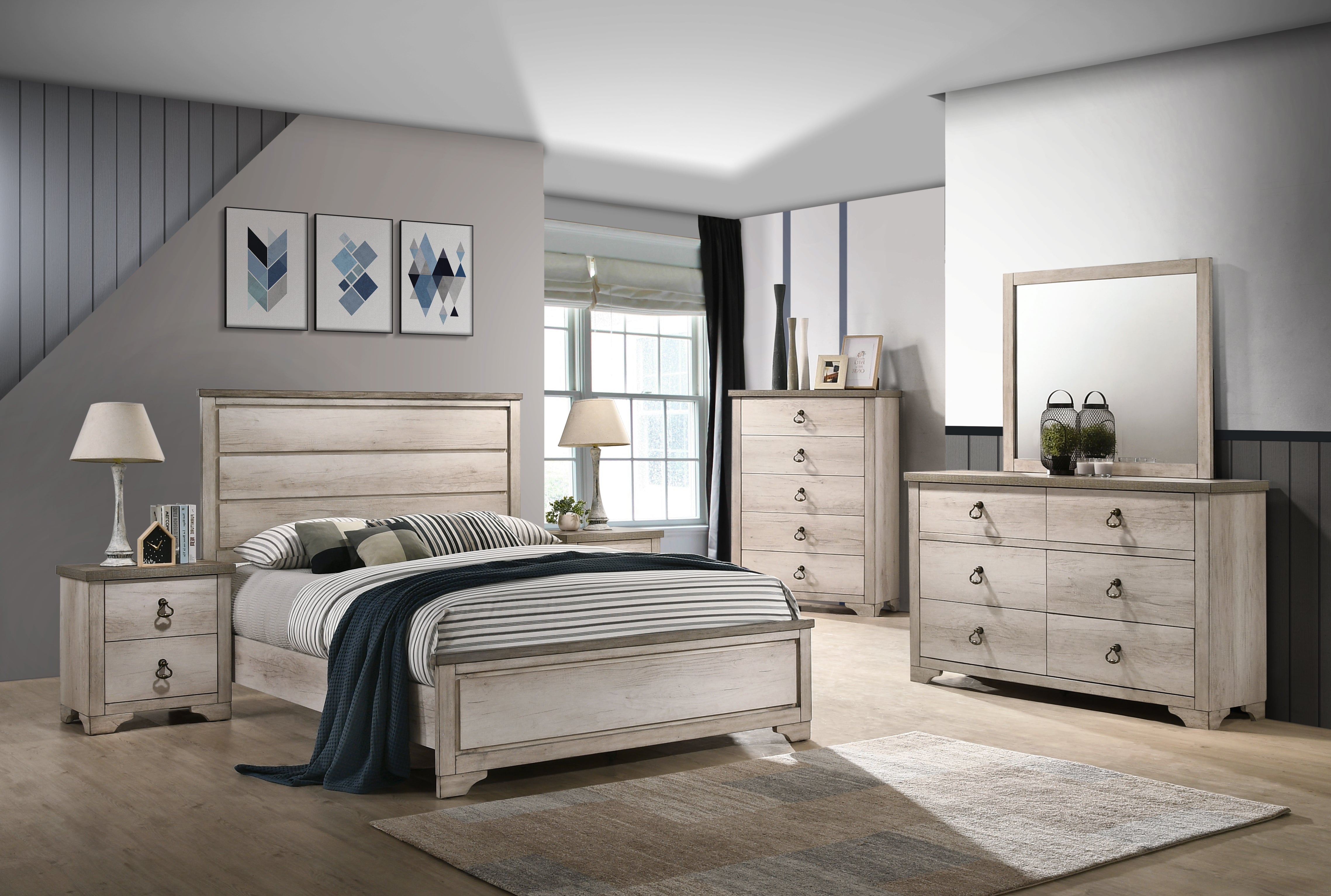 Patterson Driftwood Panel Youth Bedroom Set - MyWaynesHome #