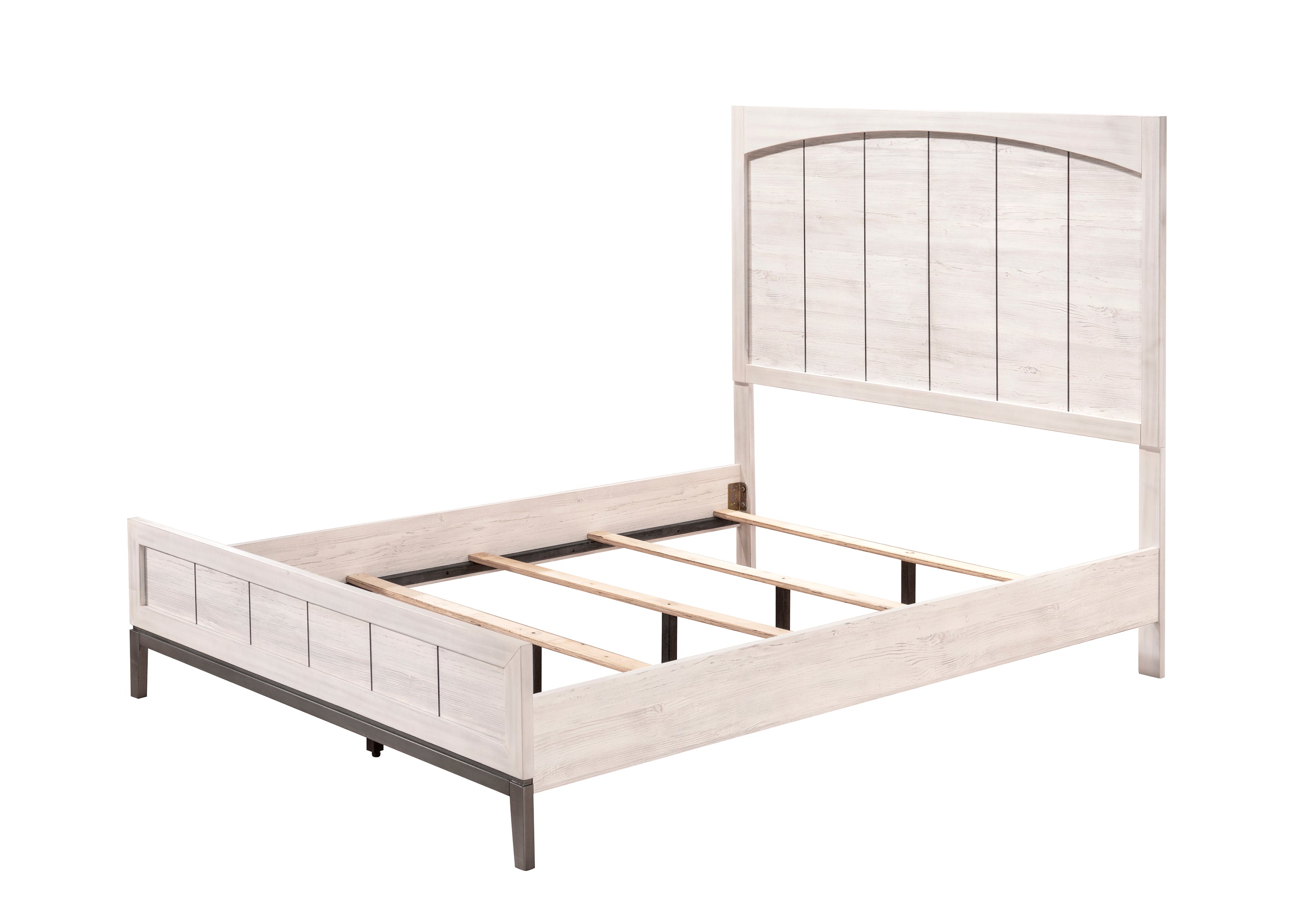 Veda Chalk King Panel Bed - MyWaynesHome #