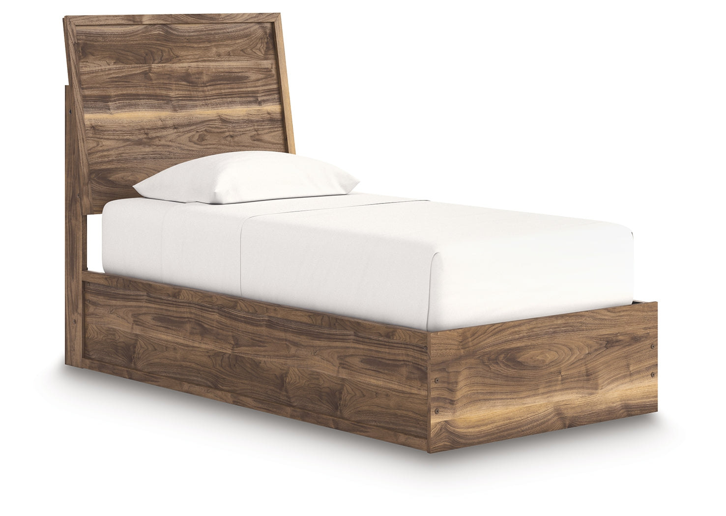 Chirason Twin Panel Platform Bed, Dresser and Mirror