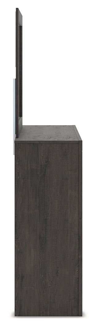 Fraluna Queen Panel Storage Bed, Dresser and Mirror